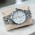 SUCCESS-WAY-261 Wrist Watch For Men High Quality Waterproof Full Stainless Steel Active Day and Date Slim Fitting Fashionable Formal Gents Watch.