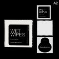 New 10sets Wet Wipes Dust Paper Cleaning Cloth Paste film tool set For Tempered Glass Phone Screen Camera Lens LCD Screens. 