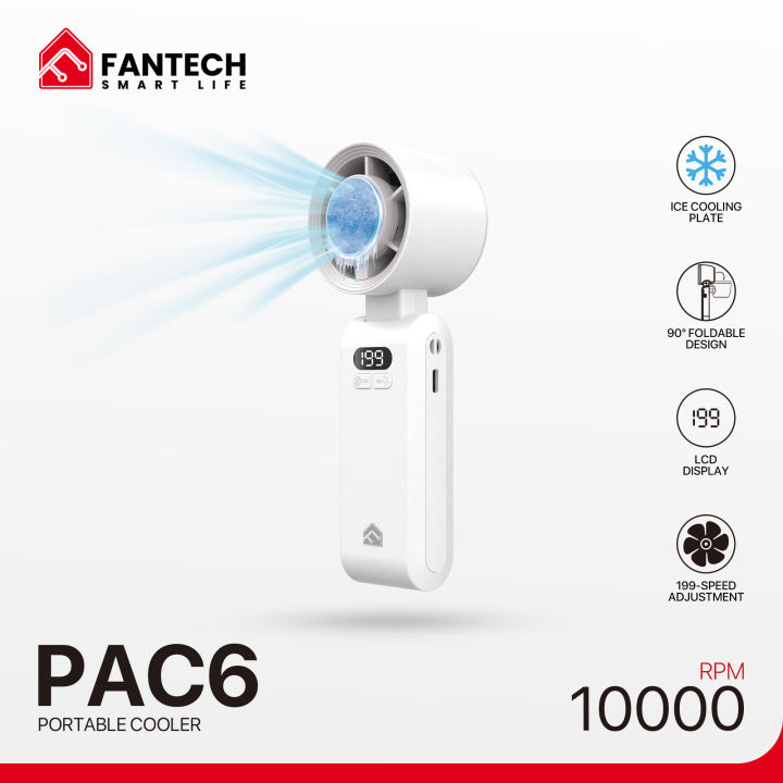 FANTECH PAC6 ICE Cooling Plated Portable Mini Fan