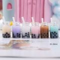 Boxi Resin Boba Slime Kit Bubble Tea Charms Additives Supplies DIY Accessories Filler Decorations For Fluffy Cloud Slime Toy. 