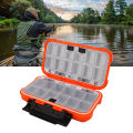 Fishing Tackle Box, Bait Storage Case Multi Compartments for Outdoor Activity. 