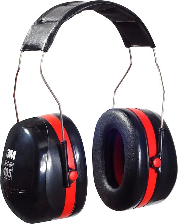 3M H10A Peltor Optime 105 Over the Head Earmuff, Ear Protectors, Hearing Protection, NRR 30 dB