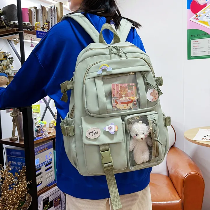 Kawaii%20Aesthetic%20Women%20Backpack%20School%20Bag%20for%20Teen%20Girls%20Japanese%20Korean%20Rucksack%20Student%20Bookbags%20with%20Cute%20Accessor%20Mochila%20-%20Image%202