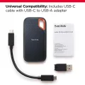 SanDisk 2TB Extreme Portable SSD USB-C, USB 3.2 Gen 2, IP65 Water and Dust Resistance, Updated Firmware - External Solid State Drive (1050Mb/s R, 1000Mb/s W) # SDSSDE61-2T00-G25. 