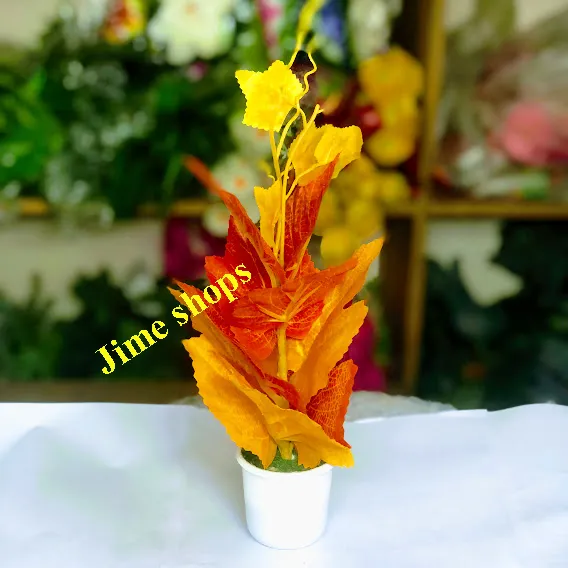 Artificial%20Leaves%20&%20Plant%209inc%20In%20plastic%20Pot%20For%20Office%20Decoration,jime%20shops%20flowers%20-%20Image%205