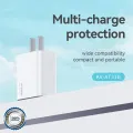 KIVEE KV-AT31B Power Fast Charger Smart USB Charger High Quality-White. 