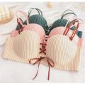 Size 32-38AB 32-38C Fashion Sexy Girl Pull Rope Seamless Bra Women Push Up Bras Ladies Wireless Underwear Lingerie Female Bralette. 