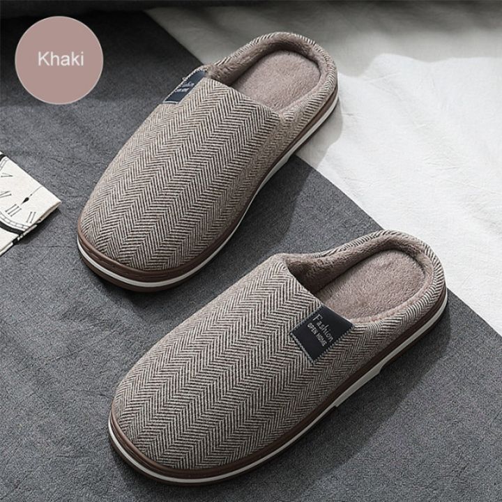 Men's%20Slippers%20Memory%20foam%20Slippers%20for%20home%202022%20Winter%20Non-Slip%20Male%20House%20Shoes%20Stripe%20Unisex%20Indoor%20Slippers%20Soft%20Plus%20Size%20-%20Image%204