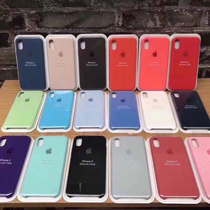 Premium Liquid Silicone Phone Case For apple iPhone X/ Xs/ XS