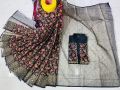 Occasional Dress/Couple Set/Matching Dress/Traditionally Dress/Sari And Panjabi- Block Print Saree & Panjabi - Sharee For Women. 