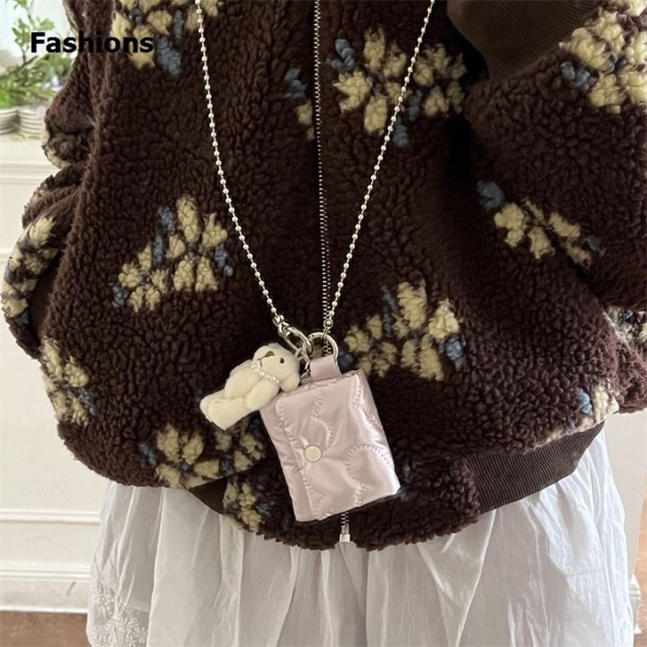 Fashions%20Korean%20Ins%20niche%20love%20bear%20hanging%20rope%20suitable%20for%20Airpods4/3%20headphone%20protective%20Bluetooth%20Headset%20Box%20Cover%20For%20Airpods%203%20-%20Image%204