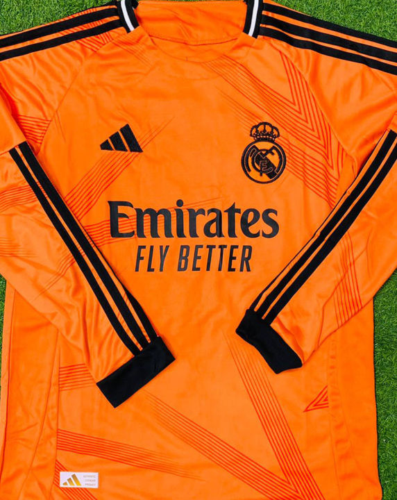 Real Madrid 24-25 Home, Away Third Kits Leaked Real Madrid Full sleeve  Jersey 24/25