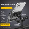 GUB PLUS 15 Phone holder for bicycle aluminum alloy mobile phone holder riding equipment rotating navigation rack.