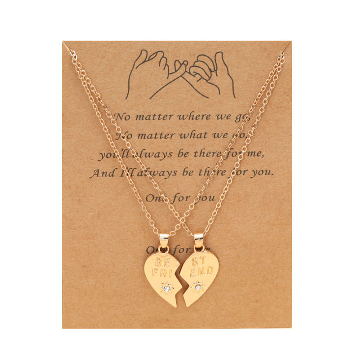 2pcs/pair Female Friendship Gift Gold Silver Plated Matching