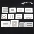 NEW 12/14Pcs BGA Reballing Stencil Dedicate Kit For DDR2 DDR2-3 DDR3 DDR5 Encounter. 