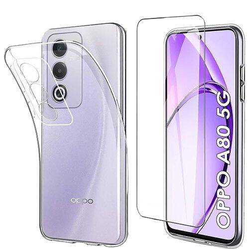 Back Cover Case For Oppo Oppo A3 Pro 5G / K12X 5G / A3X 5G / A80 5G Premium Transparent Case Flexible Protective Mobile Phone Back Cover
