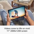 Amazon Fire Max 11 tablet, our most powerful tablet yet, vivid 11" display, octa-core processor, 4 GB RAM, 14-hour battery life, 64 GB, Gray.