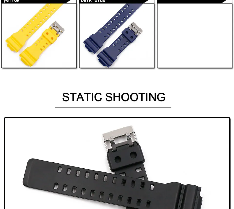 Multi Color Resin Strap for Casio G-SHOCK GA-110GB GA-100 GD120