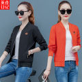 Women's Short Coat Women's Jacket Zip-up Shirt Small Coat Women's Jacket Korean Style Loose Student Baseball Uniform Double Layer Gary.