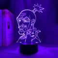 HUNTER×HUNTER 3D Visual Lamp Gon Killua Zoldyck Kurapika Hisoka LED Night Light Acrylic Illusion Table Lampara Toys Lighting.