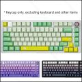 Leobog Hi75 Mechanical Keyboard Kit 81 Key Caps Pbt Thermal Sublimation Gradient Original Height Game Keyboard Caps Accessories. 