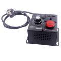 Ac220V 4000W Scr Electronic Voltage Regulator Temperature Motor Fan Speed Controller Dimmer Electric Tool Adjustable,Eu Plug.