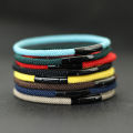 2024 New Minimalist Rope Bracelet Unisex Stainless Steel Snap Fastener Lucky Red Thread Braslet Gift For Lovers Pulsera Macrame.