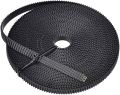 Gt2 Belt 2Gt Timing Belt Pu With Steel Core / Fiberglass Rubber Belt Width 6mm 1M For 3D Printer Parts Anti-Wear Reinforce Open Belt.