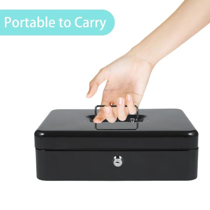 Cash%20Box%20Metal%20Money%20Box%20with%205%20Coin%20Trays%20Cantilever%20Design%20&%204%20Bill%20Slot%20with%20Spring%20Clips%20to%20Organize%20and%202%20Keys%20Lock%20Safe%20Box%20Suitable%20for%20Valuables%2011.8x9.44x3.54in%20Size%20-%20Image%203