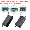 48V/60V/72V 2.8A Smart Lead Acid Battery Charger EU Plug AC 220V For AGM VRLA Gel Dry Wet Accumulator 20AH 14AH 12AH.