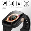 Apple Watch  49mm Case ,iWatch Ultra 8 49mm PC Screen Protector Bumper Tempered Glass + Cover.. 