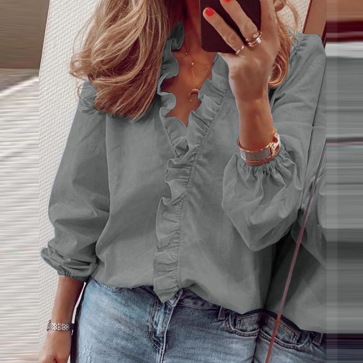 L-5XL%20Plus%20Size%20Women%20Blouse%20For%20Women%202023%20Autumn%20Winter%20Large%20Pullover%20Oversized%20Long%20Sleeve%20Basic%20Shirts%20Tees%20Female%20Clothing%20-%20Image%204