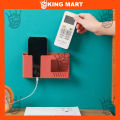 Mobile Phone Charging Rack Wall-mounted Storage Box Punch-free Organizer Shelf Remote Control Pen Stationery Holder. 