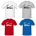 Funny Love Fishing TShirt Men Just Fish It Funny T-Shirt Short Sleeves  Hop Oversized O-Neck Cotton T Shirts. 