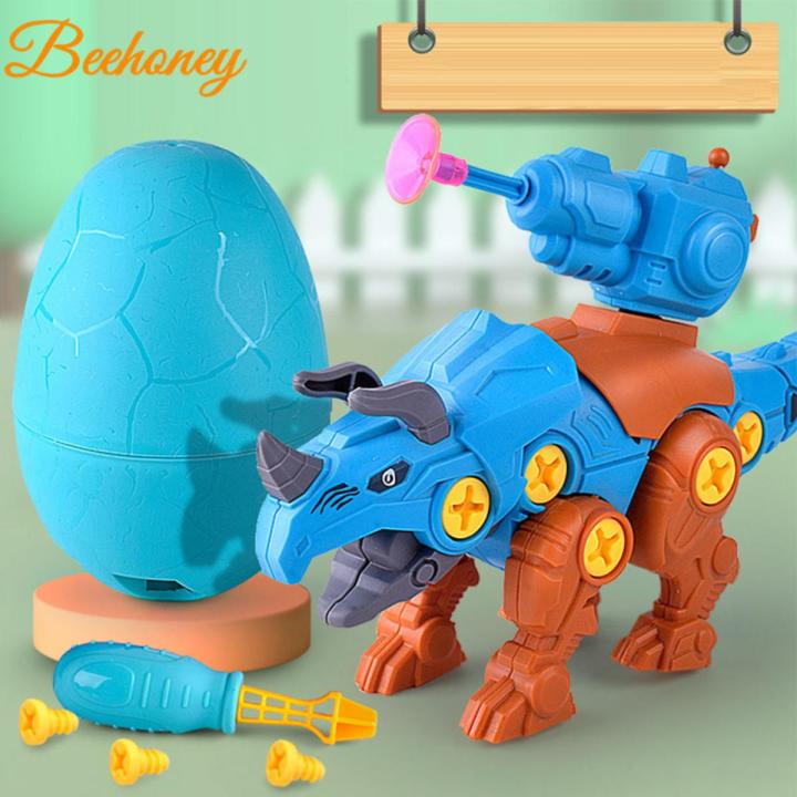 Take Apart Dinosaur Toys Children Diy Dinosaur Egg Disassembly Assembly Nuts Building Block Toys For Boys Gifts