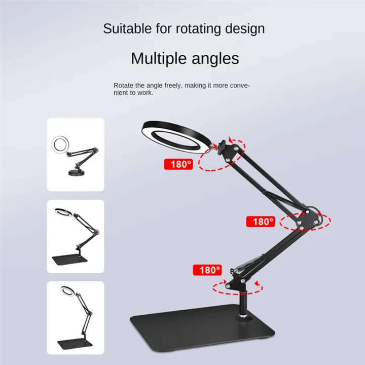 10X%20Magnifying%20Glass%20With%20Light%20And%20Stand,%20LED%20Desk%20Magnifier%20-%20Image%206