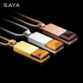 Men Pendants for Men Tungsten Carbide Necklaces with Stones, Three Colors,. 