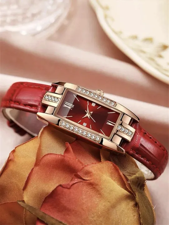 5PCS%20Set%20Fashion%20Women%20Rectangle%20Watches%20Ladies%20Business%20Green%20Leather%20Quartz%20Watch%20Womens%20Necklace%20Earrings%20Bracelet%20Wristwatch%20-%20Image%202