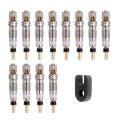 12PCS Presta Valve Brass Core Tool MTB Road Bike Tubes Repair Tire Service Parts Bike Tire Air Valve with Tool.