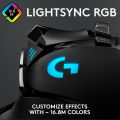 Logitech g502 Hero High Performance Wired Gaming Mouse, Hero 25K Sensor, 25,600 DPI, RGB, Adjustable Weight, 11 Programmable Buttons, On-Board Memory, PC/Mac. 