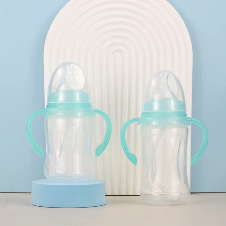Airle%20new%20children's%20pp%20baby%20bottle%20maternal%20and%20baby%20products%20baby%20wide%20mouth%20straw%20handle%20baby%20bottle%20drop%20resistant%20spot%20straight%20hair%20-%20Image%202