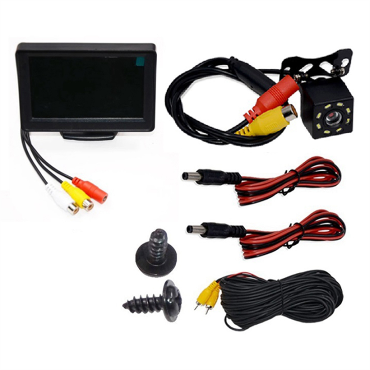 Camera Rear With Display Rear View Camera Wide Degree 4.3inch TFT LCD Display or Monitor ...