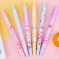 1/5/10pcs Random Sanrio Press Neutral Pen Cartoon Bulk Kawaii Students School Stationery Office Supplies.