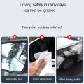 2PCS Clear With Logo Car Waterproof Rearview Mirror Rain Sun Covers Protection Enhances Safe Driving in Rain For HAVAL.