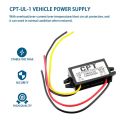 CPT-UL-1 DC/DC Converter Regulator 12V To 5V 3A 15W Car Led Display Power -Black. 