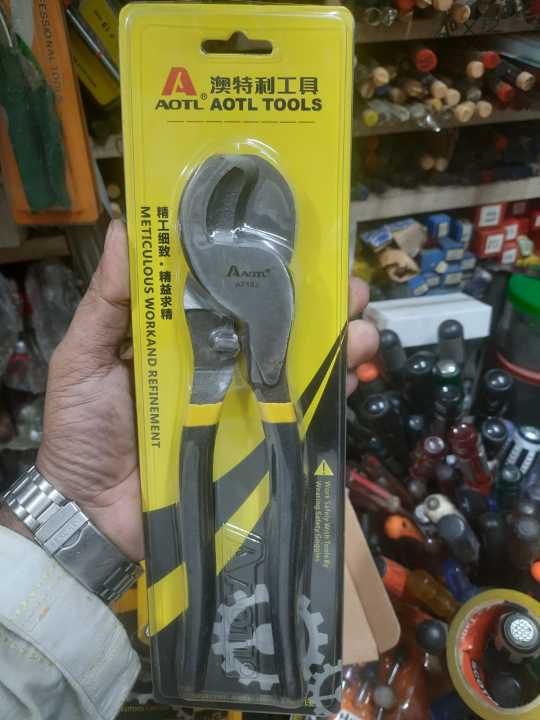 Cable cutter 10 inch, Multifunctional Cable Crimping Plier 250mm, Stainless Steel Wire Cutter same as picture