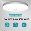 LED Ceiling Lights PIR Motion Sensor Smart Home Lighting 12W 18W 20W 30W 40W Ceiling Lamp For Room Hallways Corridor 110V 220V. 