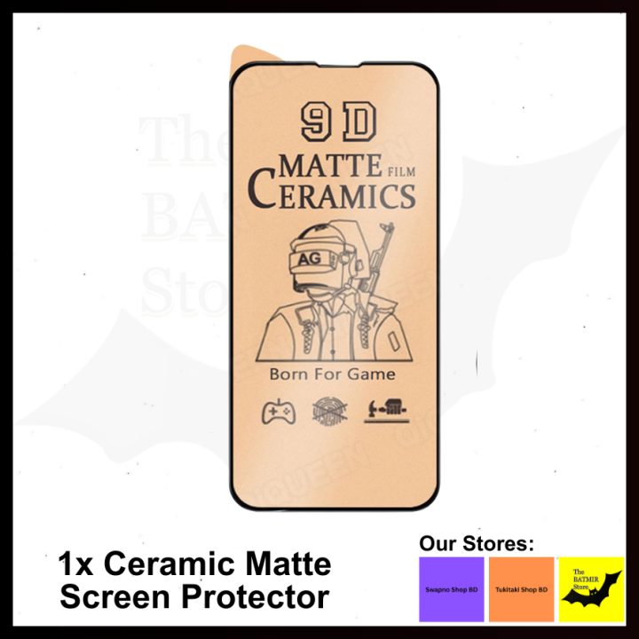 For Apple iPhone XR Front Screen Protector Ceramic Matte Anti-Fingerprint Screen Protector (Not Glass)