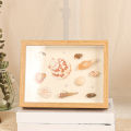 Smooth Edges Picture Frame Handmade 3d Shadow Box Display Case with Dried Flowers Large Photo Frame Diy Fine Workmanship Frame. 