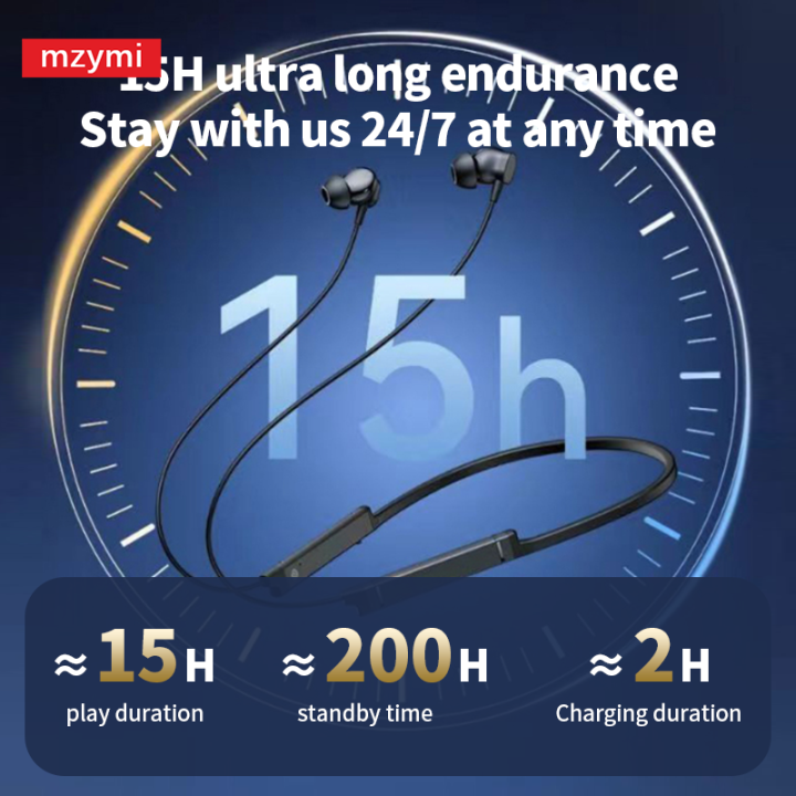 mzymi%20BS09%20ENC%20Earphone%20Neckband%20Sport%20Running%20InEar%20Headphone%20Bluetooth5.3%20HiFi%20Stereo%20Headset%20200H%20Standby%20For%20XIAOMI%20-%20Image%204